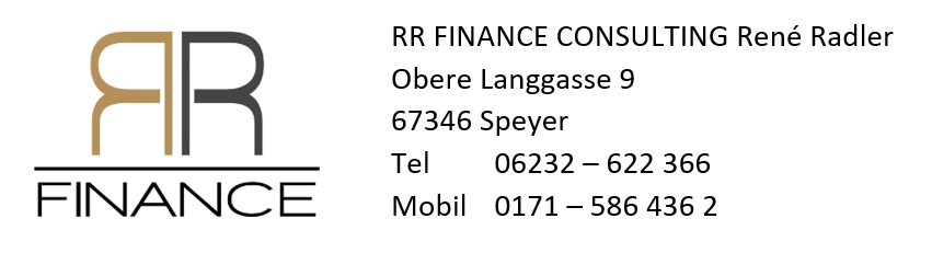 Logo René Radler, RR Finance Consulting